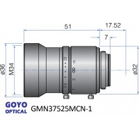 2/3-inch Format Fixed Focal Length Lens